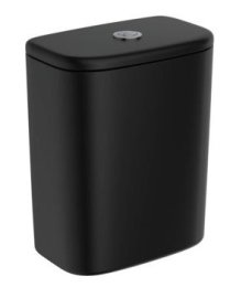 Bakelis wc Ideal Standard Tesi, apatinis vandens įvadas, juodas matinis