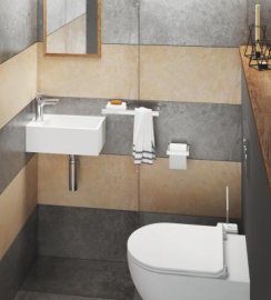 Praustuvas PAA MI 400x210, kairinis