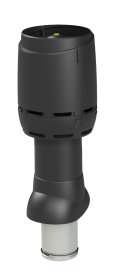 Ventiliacijos kaminėlis Vilpe FLOW 125P-IS-500 juodas