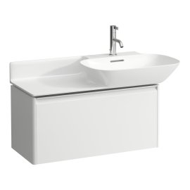 Spintelė praustuvui Laufen BASE 770x350x360 mm, su vienu stalčiumi, praustuvams 813301, 813302, spalva- balta matinė