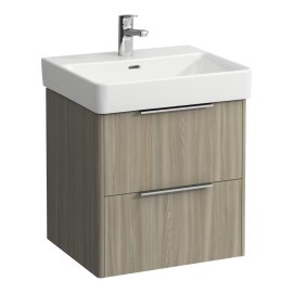 Spintelė praustuvui Laufen BASE 520x440x530 mm, su dviem stalčiais, praustuvui 810962, spalva- šviesi guoba