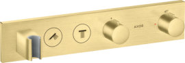 Potinkinio termostatinio modulio dekoratyvinė dalis AXOR ShowerSolutions 460/90, 2 funkcijos, šlifuoto žalvario spalvos (Brushed Brass)