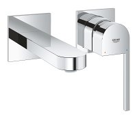 Praustuvo maišytuvas iš sienos GROHE Plus, 2 dalių, 147 mm ilgio, chromo spalvos 