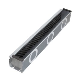 Akustinė B tipo pajungimo dėžė, 160mm pajungimo diametras, ilgis 1,0m, tinka tik 3 plyšiams