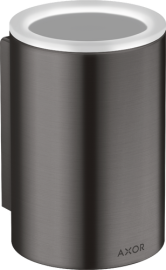 Dantų šepetėlių laikiklis AXOR Universal Circular, šlifuoto juodo chromo spalva (Brushed Black Chrome)