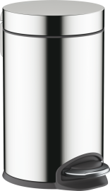 Šiukšliadėžė Hansgrohe AddStoris su pedalu, 3 l, chromo spalva