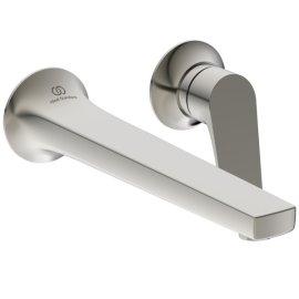 Maišytuvas praustuvui iš sienos Ideal Standard  La Dolce Vita, 2 dalių, spalva -Silver Storm, 210mm snapas, reikalinga potinkinė dalis A1313NU