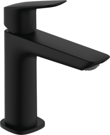 Praustuvo maišytuvas HANSGROHE Logis Fine 110 CoolStart, be dugno vožtuvo, spalva - juoda matinė