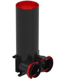 Dėžutė difuzoriaus 2x75 - Dn125