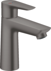 Praustuvo maišytuvas HANSGROHE Talis E 110 CoolStart su dugno vožtuvu, spalva - šlifuoto juodo chromo