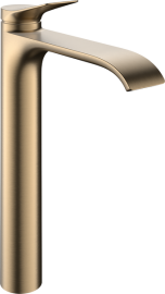 Praustuvo maišytuvas HANSGROHE Vivenis 250 CoolStart, be dugno vožtuvo, spalva - šlifuotos bronzos (brushed bronze)