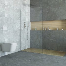 Berėmė dušo sienelė  Roth Alina AI TWF/1200, blizgiu profiliu, skaidriu stiklu