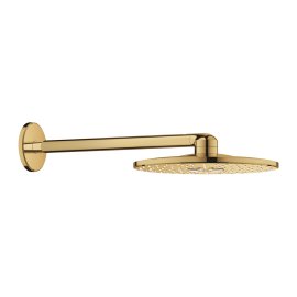 Dušo galva GROHE Rainshower SmartActive 310 su 430 mm alkūne iš sienos, 2 srovės, aukso spalvos (Cool Sunrise)