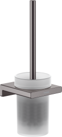 WC šepetys Hansgrohe AddStoris, šlifuoto juodo chromo spalva (Brushed Black Chrome)