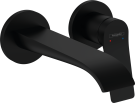 Praustuvo maišytuvas HANSGROHE Vivenis 192, iš sienos, spalva - juoda matinė (matt black)