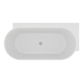 Vonia Ravak Freedom Corner II Tec 1750x860, (D) su chromo spalvos sifonu ir perpylimo dangteliu