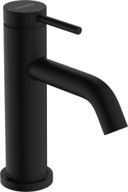 Praustuvo maišytuvas HANSGROHE Tecturis S 80 CoolStart EcoSmart+, su dugno vožtuvu, spalva - juoda matinė (matt black)