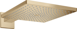 Dušo galva su laikikliu iš sienos HANSGROHE Raindance E 300, 1 srovės, spalva - šlifuotos bronzos (brushed bronze)