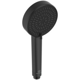 Galva rankinio dušo deal Standard Idealrain Alu+, 100 mm, 2 funkcijos, juoda matinė