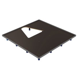 Kojelių komplektas - plokštė dušo padėklui Nexsys 90x90