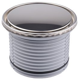 Uždedamas elementas apvalus DN110/ rėmelis n.pl. D133mm/D112mm