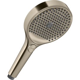 Rankinė dušo galva AXOR ShowerSolutions 130 3jet, šlifuoto nikelio spalvos (Brushed Nickel)