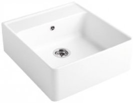 Dalinai įleidžiama plautuvė VILLEROY&BOCH Single-Bowl 595x630, baltos spalvos