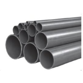 Slėgiminis nuotekų vamzdis su mova PVC-U 160x4.0x6000 PN6 