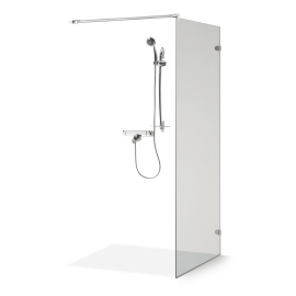 Dušo sienelė Brasta Glass DORA 1095-1098x2000 skaidrus stiklas