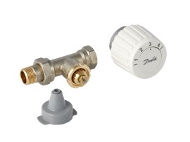 Ventilis FJVR DN15 tiesus + termostatas RTL