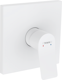 Dekoratyvinė dalis potinkiniam dušo maišytuvui HANSGROHE Vivenis, 1 funkcijos, spalva - balta matinė (matt white)