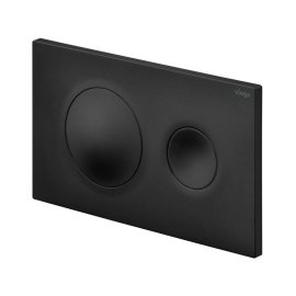 WC mygtukas Viega Prevista Visign for Style 20, matinis juodas plastikas