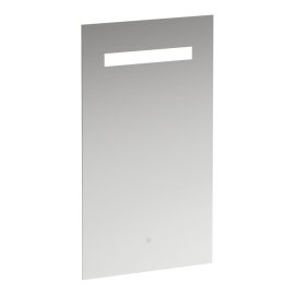 Veidrodis Laufen LEELO 450x40x800 mm, su aliuminio rėmu, su horizontaliu LED šviestuvu, 1 lietimo jutiklis