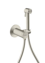 Rankinis bidė dušelis AXOR Bidette Showers 1jet, su laikikliu ir 1,25 m žarna, nerūdijančio plieno spalvos (Stainless Steel Optic)