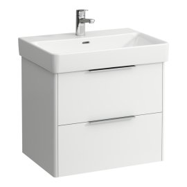 Spintelė praustuvui Laufen BASE 615x440x530 mm, su dviem stalčiais, praustuvui 810964, spalva- balta matinė