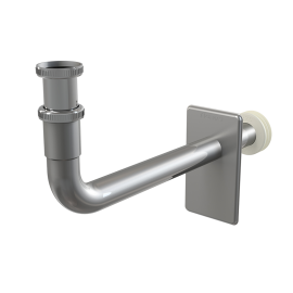 Metalinė alkūnė Alcadrain A438, DN32, 5/4" veržlė