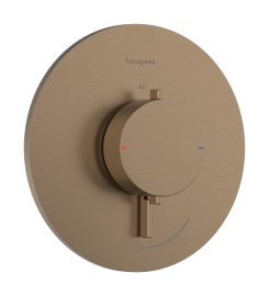 Dekoratyvinė dalis potinkiniam termostatiniam maišytuvui HANSGROHE Ecostat Comfort S, 1 funkcijos, spalva - šlifuotos bronzos