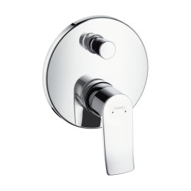 Dekoratyvinė dalis potinkiniam vonios/dušo maišytuvui HANSGROHE Metris, 2 funkcijos, spalva - chromo (chrome)