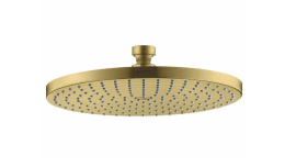 Dušo galva AXOR Starck 240 1 jet, šlifuoto žalvario spalvos (Brushed Brass)