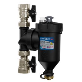 DirtOUT XL magnetinis purvo atskirtuvas su ventiliais 1"1/4 v/s
