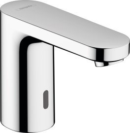 Bekontaktis praustuvo maišytuvas HANSGROHE Vernis Blend 100, sumaišytam vandeniui, maitinimas baterijomis