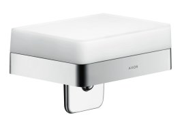 Muilo dozatorius AXOR Universal Softsquare su lentynėle, chromo spalva