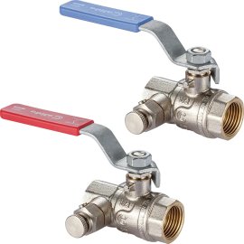 Ventilis rutulinis ilga rankena su nuorintuvu 3/4" CALIDO