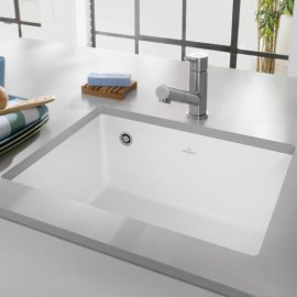 Plautuvė Subway 60SU montuojama iš apačios stone white (balta matinė)