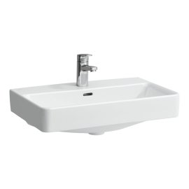 Praustuvas Laufen PRO S Compact 600x380x95 mm, šlifuota apačia, be angos maišytuvui