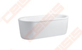 Vonia LAUFEN Solutions 180x80 cm, ovali laisvai statoma su rėmu