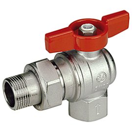 Žalvarinis chromuotas (matinis) GIACOMINI R789 rutulinis ventilis Dn1/2"
