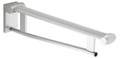 Atlenkiamas porankis Plan Care 650mm,  chromas/baltas