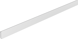 Sieninis laikiklis Hansgrohe WallStoris, 700 mm, matinis baltas