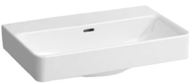 Praustuvas Laufen PRO S Compact, matmenys: 600x380x95mm, be angos maišytuvui, spalva - balta
